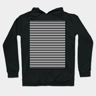 Black and white stripes design by dmerchworld Hoodie